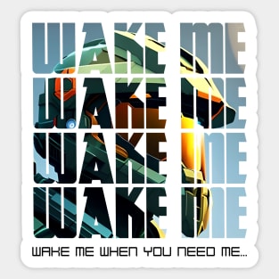 Halo game quotes - Master chief - Spartan 117 - WQ01-v2 Sticker